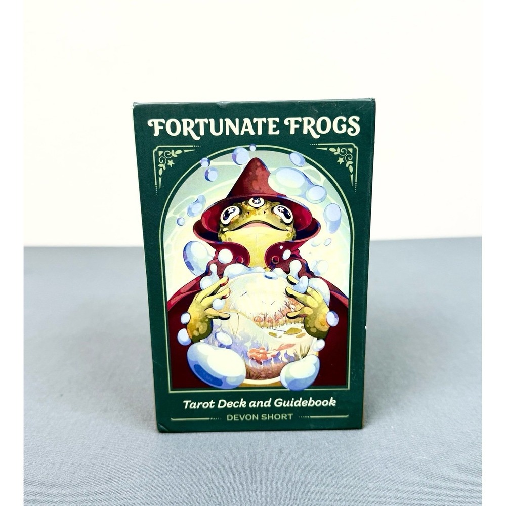 Fortunate Frogs: Tarot Deck and Guidebook by Devon Short NEW